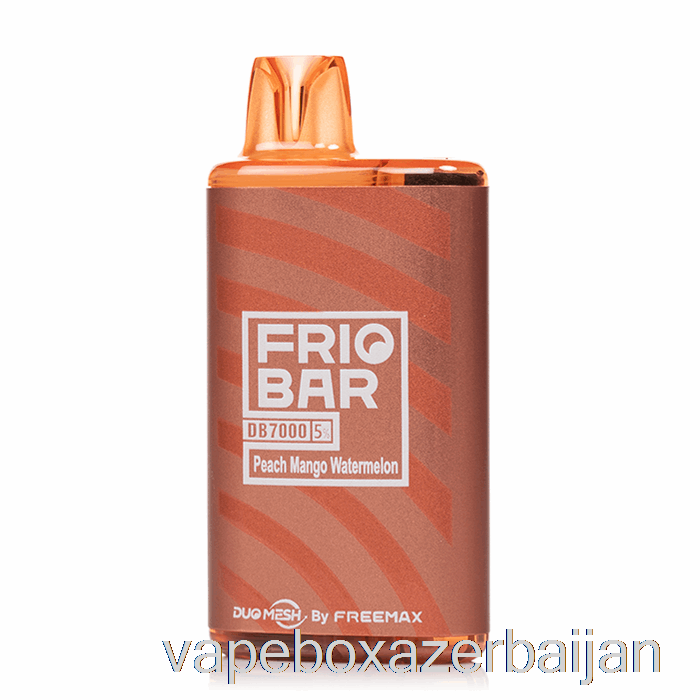 Vape Box Azerbaijan FreeMaX FRIOBAR DB7000 Disposable Peach Mango Watermelon